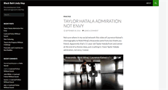 Desktop Screenshot of blackbeltlindy.john-refactored.com