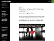 Tablet Screenshot of blackbeltlindy.john-refactored.com